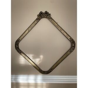 Antique Picture Mirror‎ Frame 22" X 22" Baroque Rococo Style Gallery Wall Photo